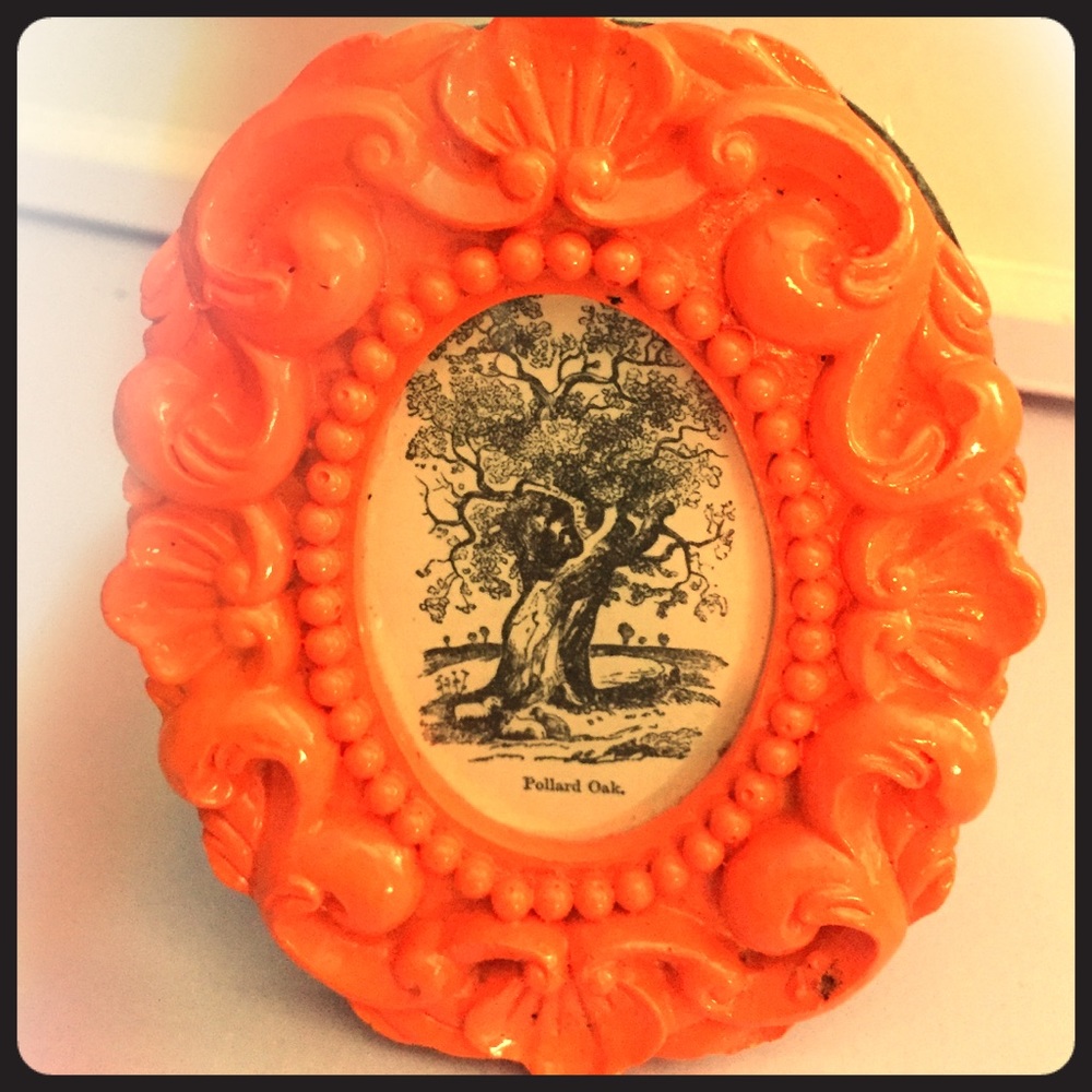 Orange deco mini frame 🖼